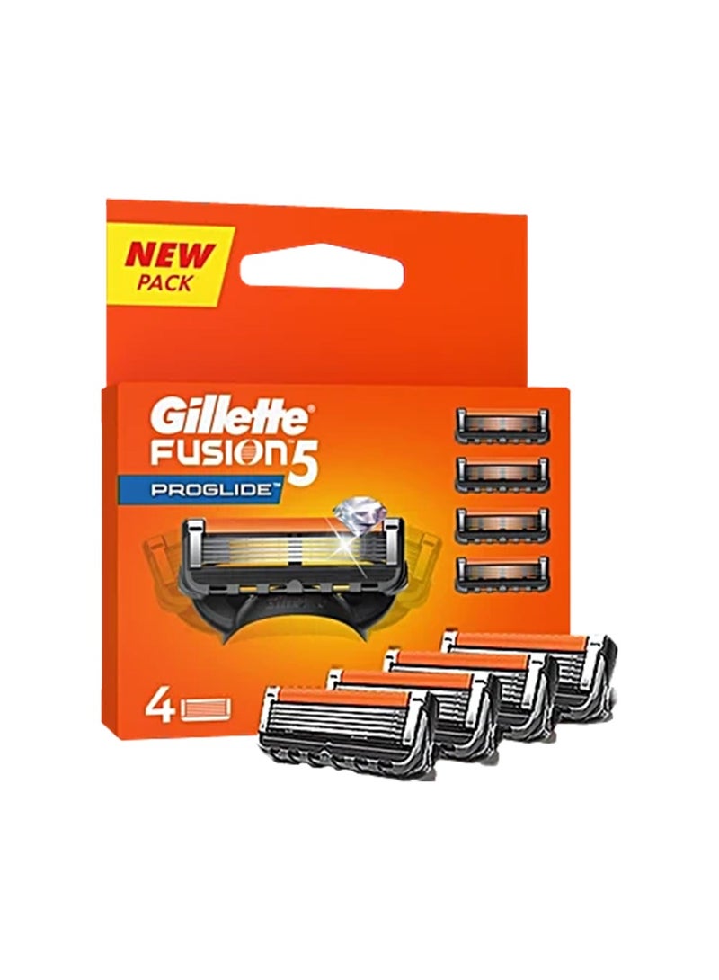 Gillette ProGlide Razor Blades Men, 5 Blade Refills, Precision Trimmer, 4 Count - Image 1